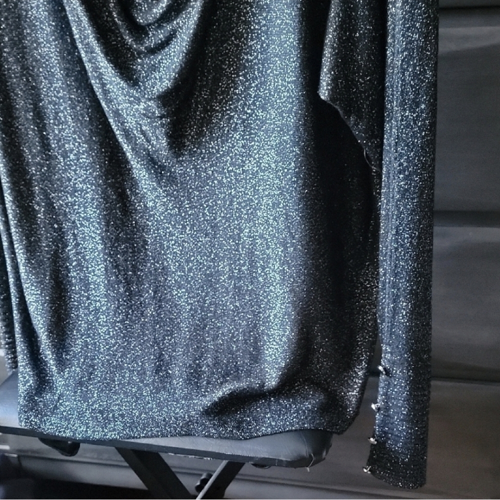 Ruby Rd. Black Fairy Sparkle Cowl Neck Top ๐ธ๐ธ๐ธ๐ธ๐ธ๐ธ๐ธ๐ธ๐ธ๐ธ๐ธ๐ธ๐ธ๐ธ๐ธ๐ธ๐ธ๐ธ - Picture 12 of 12